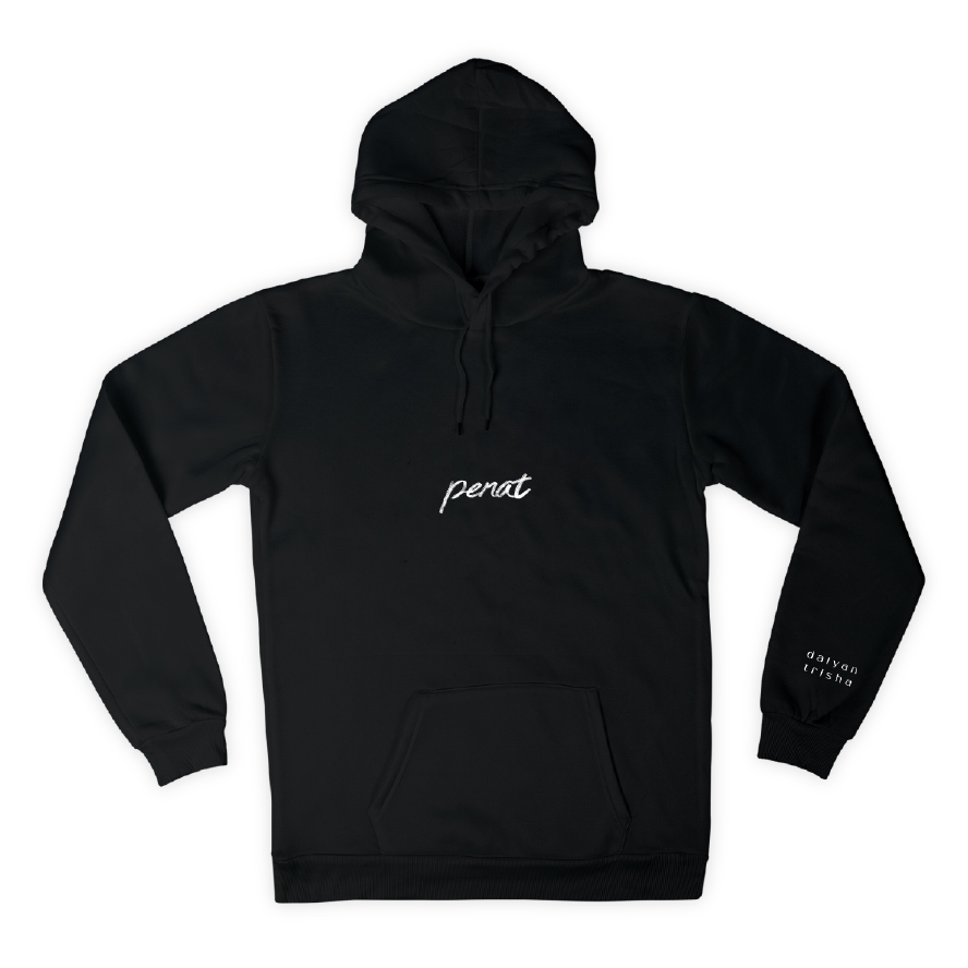 ‘Penat’ Black Hoodie – Daiyan Trisha Official Website