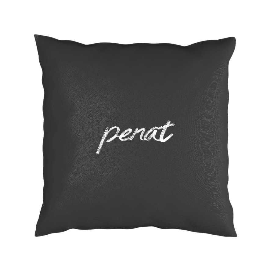 ‘Penat’ Black Pillow Case – Daiyan Trisha Official Website